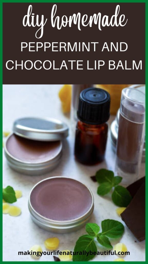 Diy Peppermint & Chocolate Lip Balm