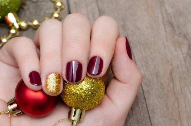 Christmas nail art for beginners