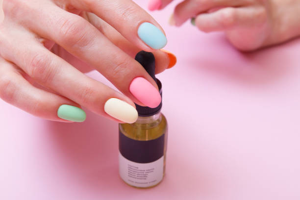 pastel summer nails