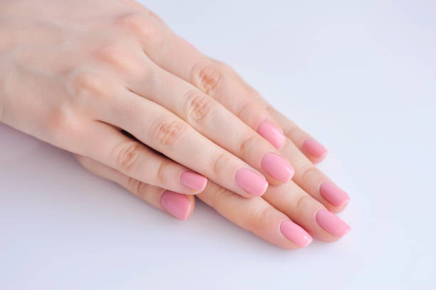 pink summer nails